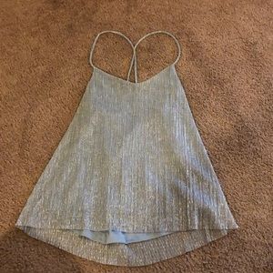 sparkly tank top